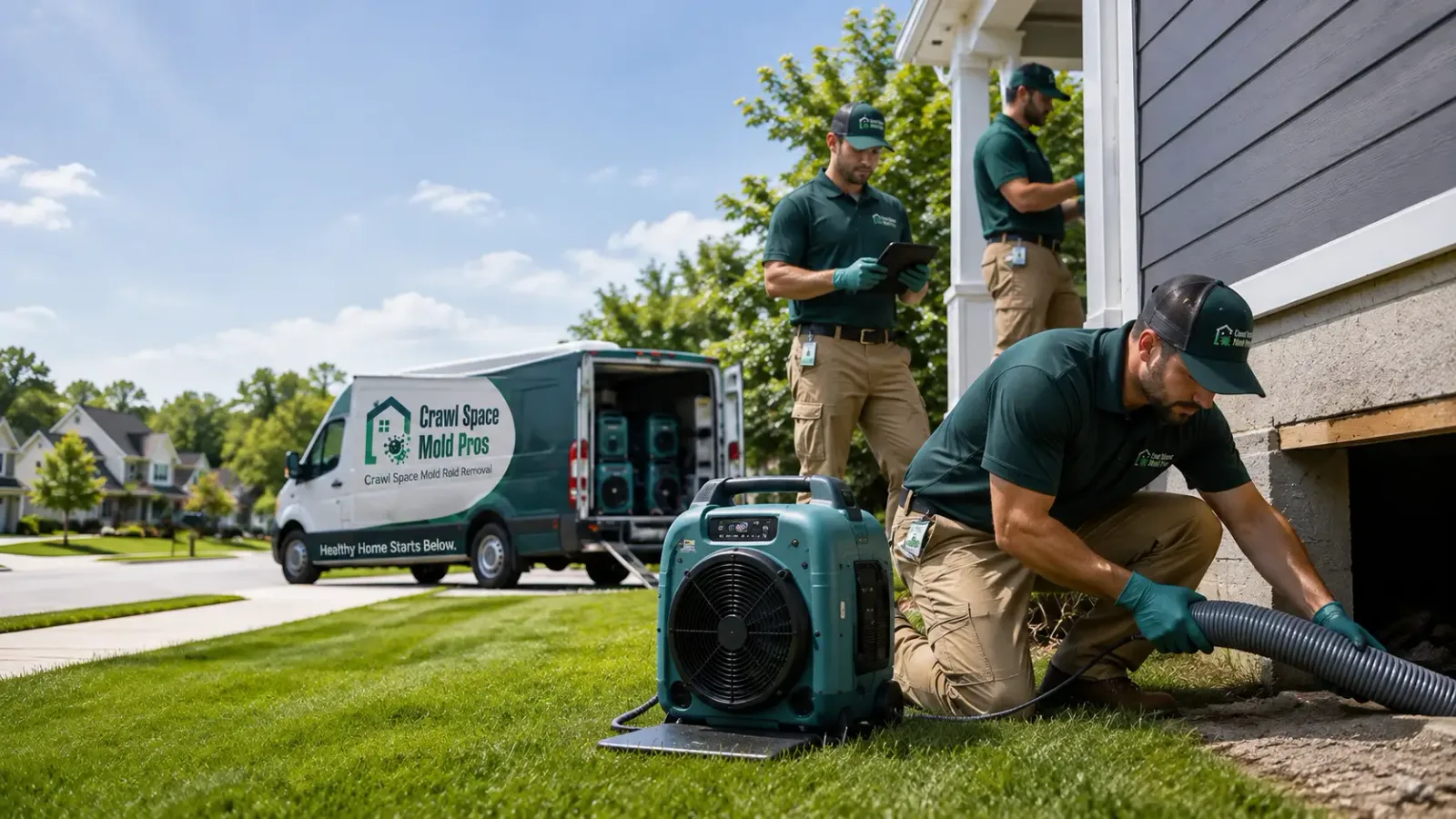 Crawl Space Mold Removal in Cokato, MN